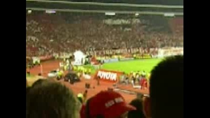 Fans from Cvrena Zvezda(red Star Beograd)