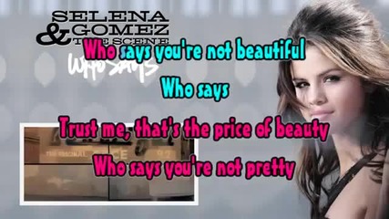 Who Says [karaoke-instrumental] Selena Gomez