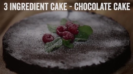 3 Ingredient Chocolate Cake Recipe