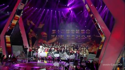All artists - Auld lang syne @ 13th Korea - China Song Festival (20.11.2011)