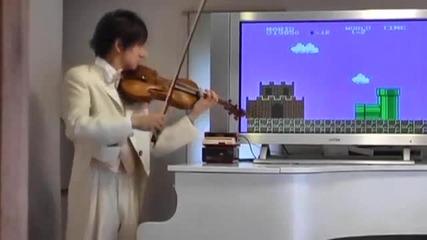 Супер Марио на цигулка