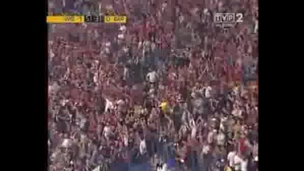 Висла Краков - Барселона 1:0 Гол На Клебер