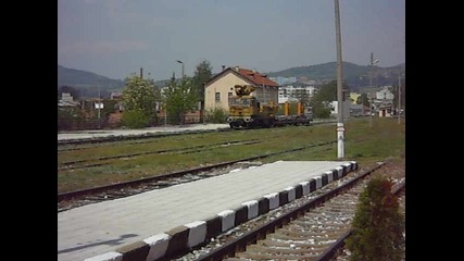 Моторен влекач на гара Панагюрище