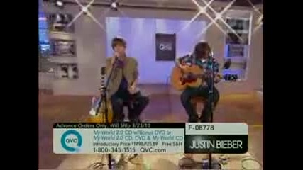 Justin Bieber - Baby on Qvc Sessions Live 