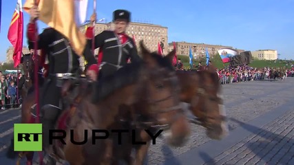Russia: Watch Cossacks equestrian masterclass for Victory Day parade