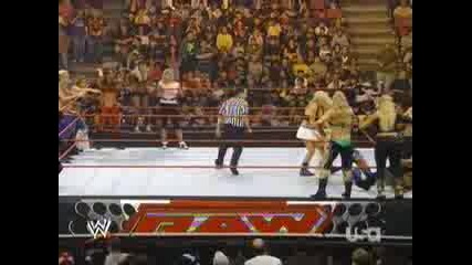 Raw 28.04.08 Team Mickie Vs Team Beth