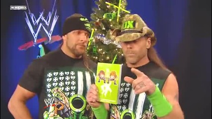 D X се подиграват със Грамадата. | Smackdown 25/12/09 | 
