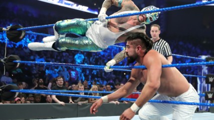 Rey Mysterio & Mustafa Ali vs. Samoa Joe & Andrade "Cien" Almas: SmackDown LIVE, Jan. 8, 2019