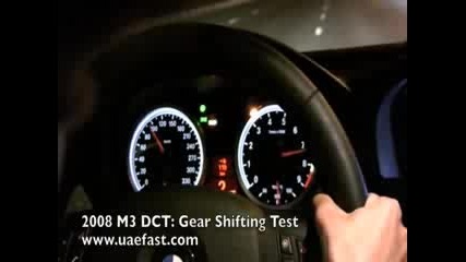 2008 M3 Dct Gear Shift Test
