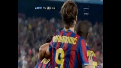 Fc Barcelona vs Dynamo Kiev 1 - 0 Messi Гол !! (hq)