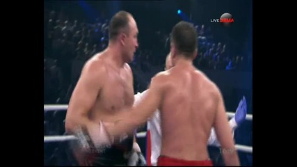 Кубрат Пулев vs. Александър Устинов - [нокдаун на Пулев]