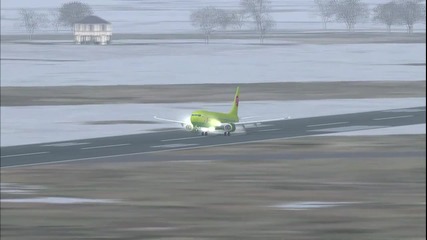 Fs9: Boeing 737ng кацане в Бургас 
