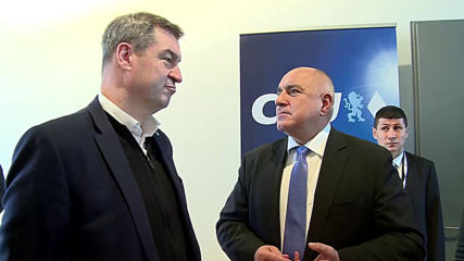Бойко Борисов се срещна с премиера на Бавария Маркус Зьодер
