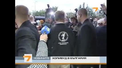 Шварцнегер, Чък Норис и Джейсън Стейтъм в България 09.10.11
