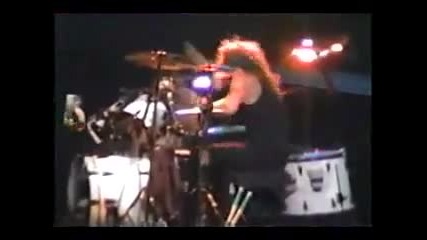Lars Ulrich And James Hetfield Drum Battle - 