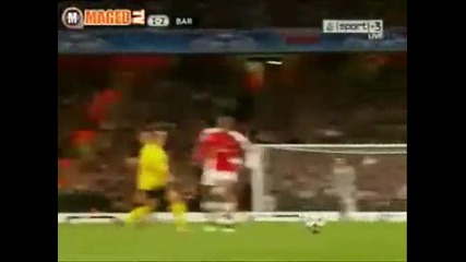 Гол на Walcott и Арсенал 1 - 2 Барселона 