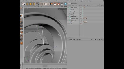 27. Adding spokes to the wheel using Cloner Objects