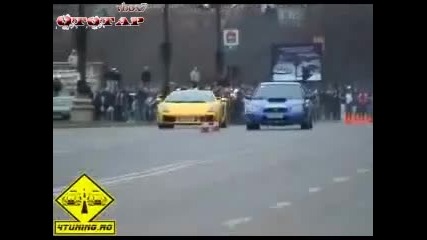 Subaru Impreza Vs. Lamborghini Gallardo