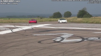 Drag! Koenigsegg Agera R vs Ferrari 458 Italia