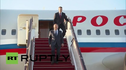 Azerbaijan: Putin arrives for the first European Games in Baku