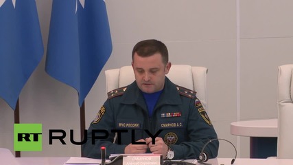 Russia: EMERCOM chiefs give briefing on flight 7K9268 plane crash