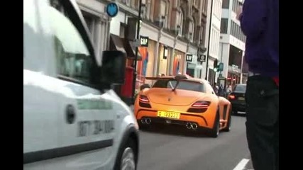 Orange Mercedes Fab Design Sls Amg In London