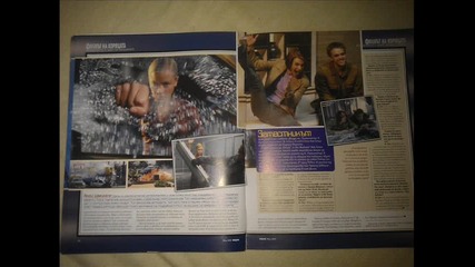 Снимки на Шварценегер от филма Терминатор 3 в списание