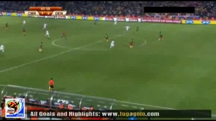 Камерун 1:2 Дания (всички голове) 