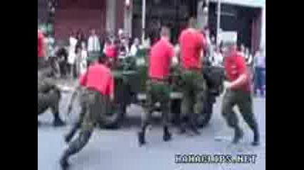 Canadian army disassembles and reassembles a jeep video clip 