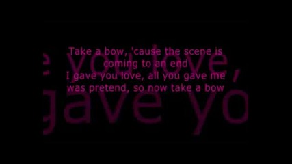 Leona Lewis - Take A Bow (lyrics).avi