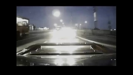 Chevrolet Corvette vs Honda Nsx illegal street race part 1 (must See!) (480p)