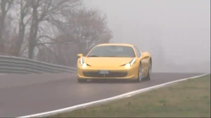 Юсеин Болт срещу Ferrari 458 Italia and 599 Gtb at Fiorano 