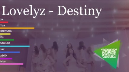 Lovelyz - Destiny Kpop Line Distribution