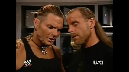 Hbk and Jeff Hardy Backstage