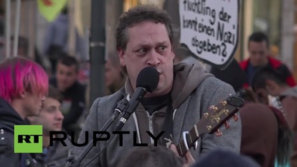 Germany: PEGIDA stage anti-refugee rally in Nuremberg