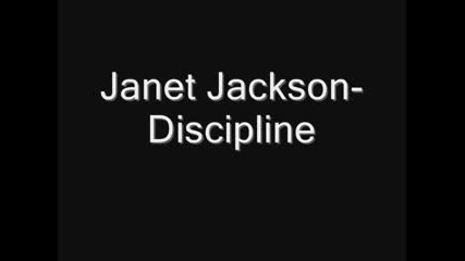 Janet Jackson - Discipline 