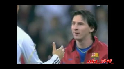 Вижте какъв жест прави Меси на Роналдо преди Ел Класико 