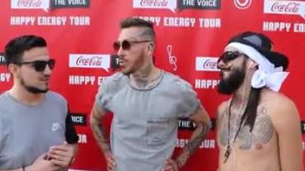 Coca cola the voice happy energy tour 2017 Blagoevgrad