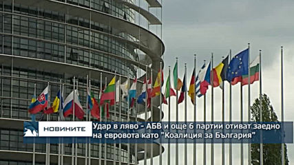 Удар в ляво - АБВ и още 6 партии отиват заедно на евровота като "Коалиция за България"
