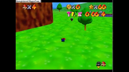 Sm64 - Super Duber Mountain - Long Jumps on the Metal Boxes 16:8 