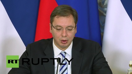 Russia: Serbia will not be part of sanctions against Russia - Vucic