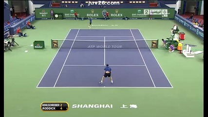 Andy Roddick vs Philipp Kohlschreiber Atp Shanghai 2010 