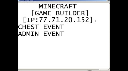 Minecraft [game Builder] ep.1