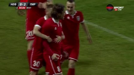 Иван Цветков оформи крайното 3:0 за Пирин срещу Нафтата