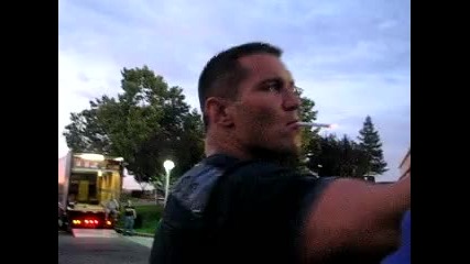 Randy Orton ask for a cigarette 