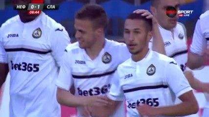 Страхотна комбинация и Йомов изведе Славия напред срещу Нафтата