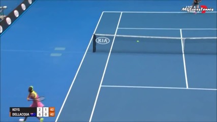 Madison Keys vs Casey Dellacqua Australian Open 2015 Highlights