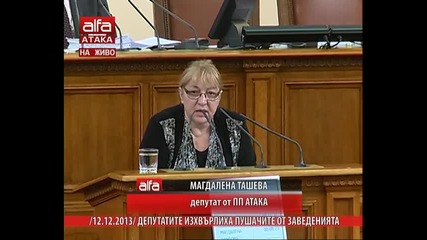 Магдалена Ташева Да пушим ли на обществени места? Компроматите срещу Волен. Тв Alfa-атака 12.12.2013