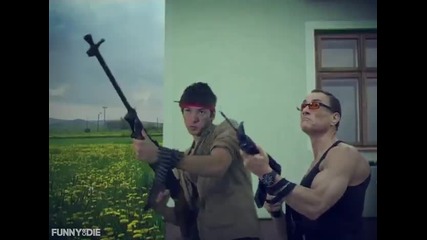 Жан - Клод Ван Дам фенско филмче: Нашествието на извънземните зомбита