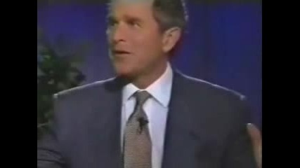 Джордж Буш Показва Среден Пръст